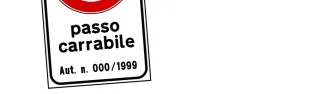 Passo carrabile immagine