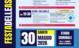 Festa delle Associazioni 2026 Cena di solidarietà per Lorenzo