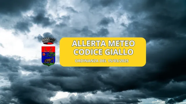 allerta meteo codice giallo ordinanza