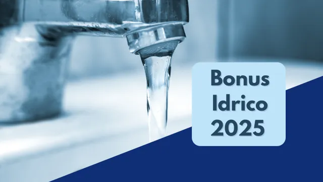 Bonus Idrico 2025