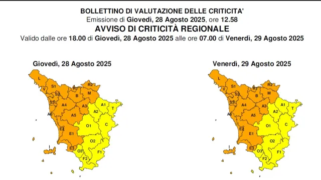 ALLERTA METEO. 🟡 CODICE GIALLO