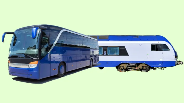 bus treno trasporto pubblico