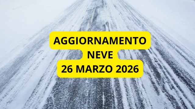 AGGIORNAMENTO NEVE 26 MARZO 2026 REGGELLO