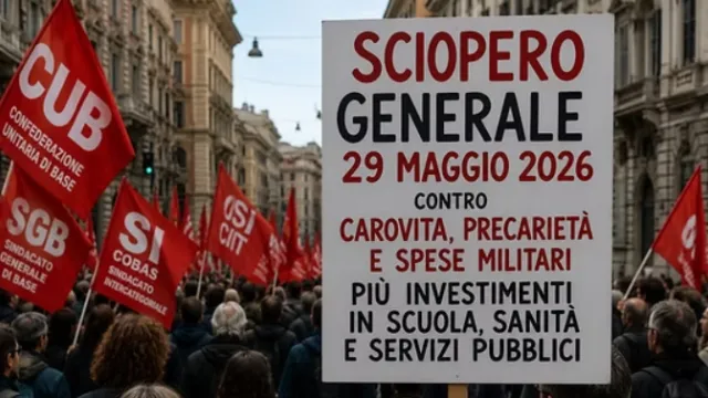 sciopero nazionale 29 maggio