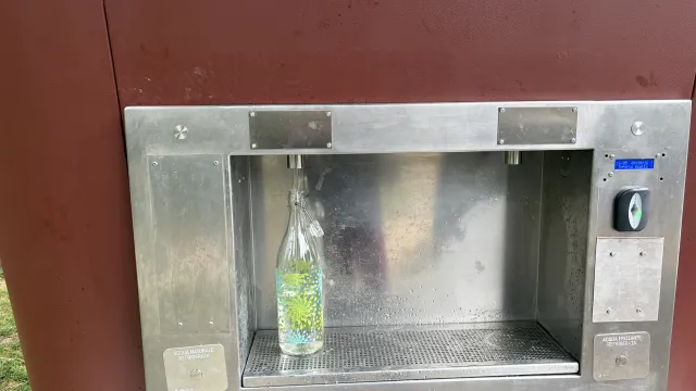fontanello smart card acqua frizzante gassata
