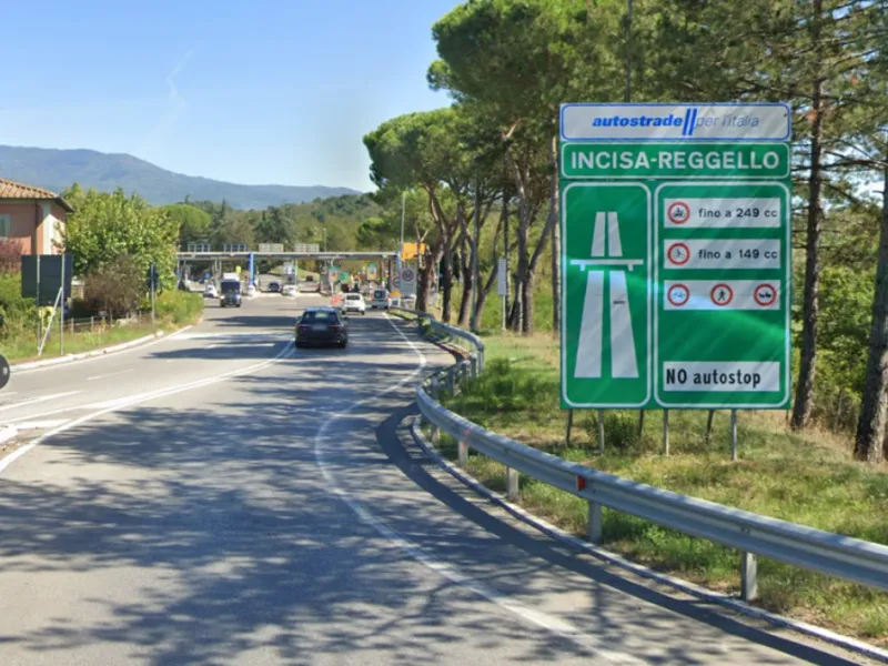 casello A1 incisa reggello autostrada