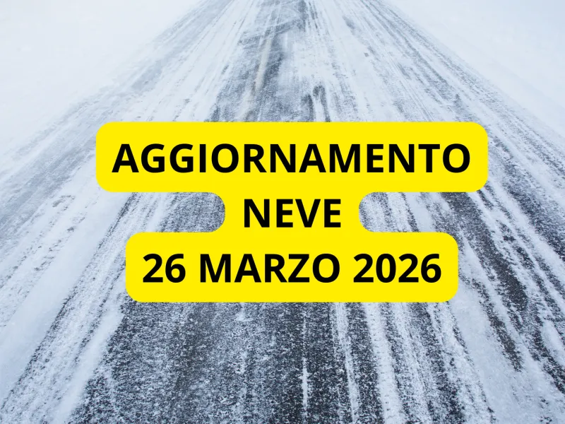 AGGIORNAMENTO NEVE 26 MARZO 2026 REGGELLO