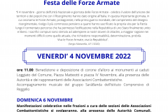 IV novembre - Celebrazioni 2022