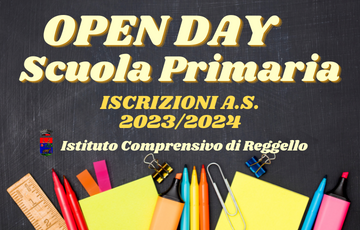 Open day Scuola Primaria Istituto Comprensivo di Reggello